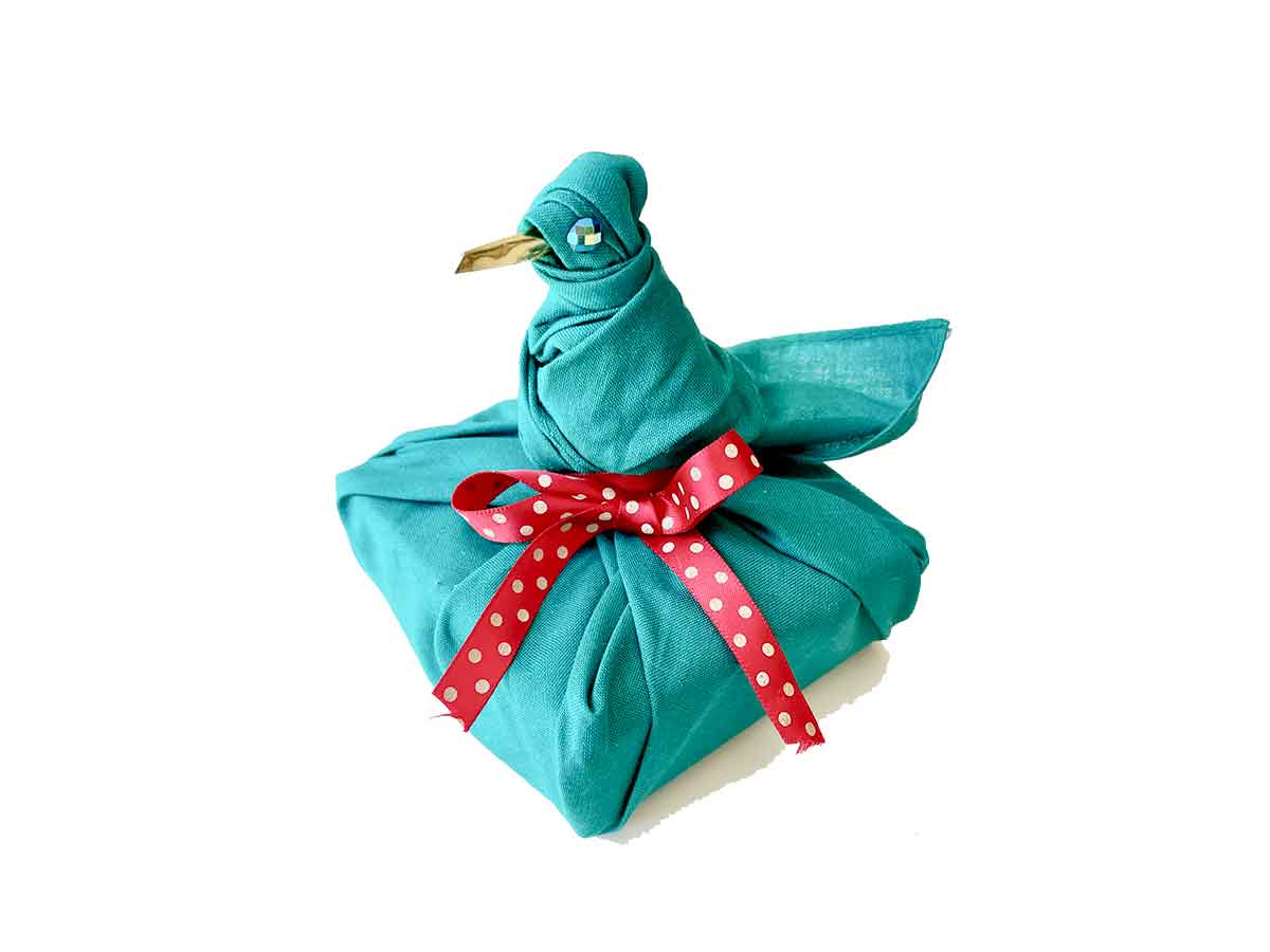 DIY bird Craft Gift wrapping