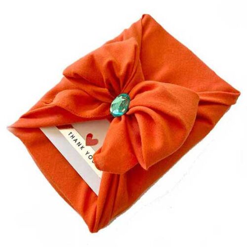 Orange bow gift wrap600