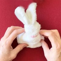 How to make rabbit with towel step9